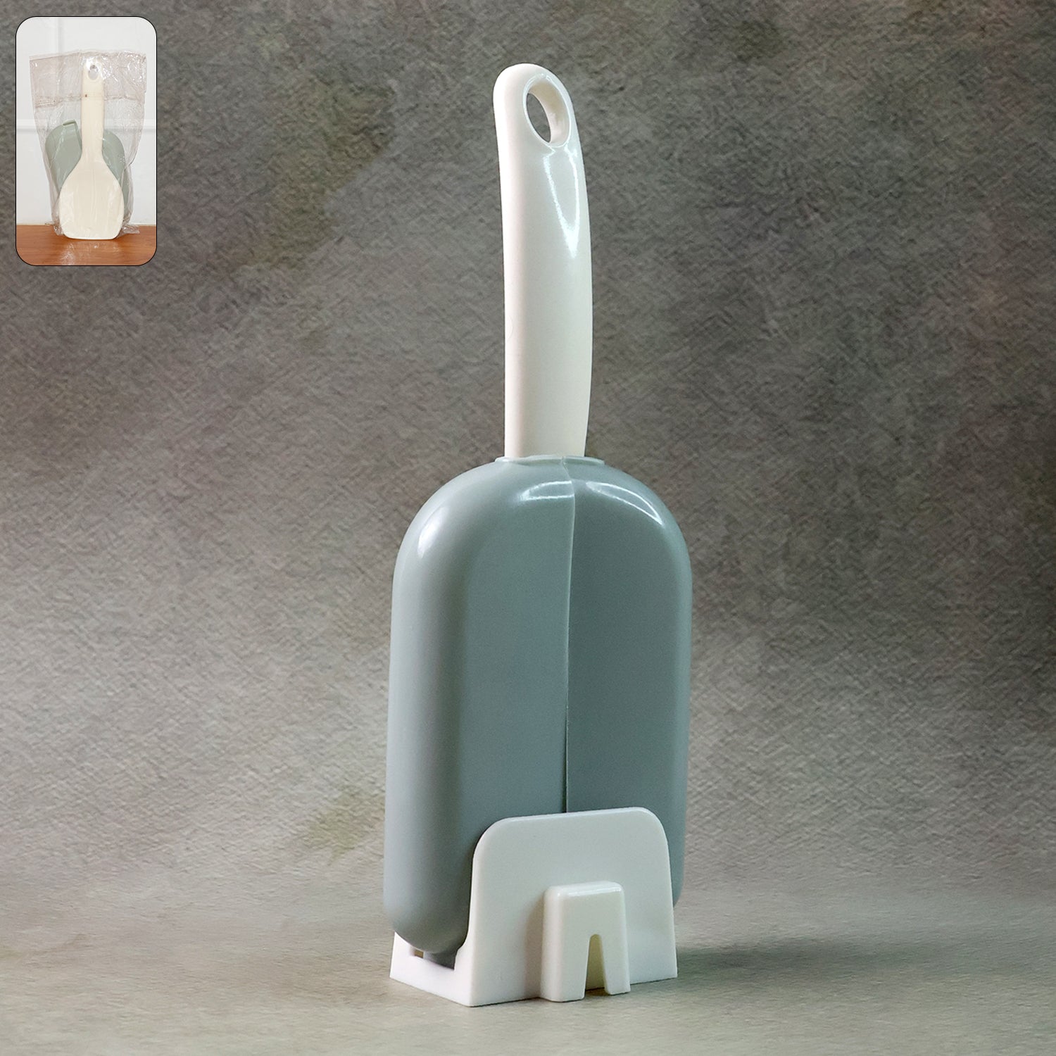 Automatic Open Close Kitchen Rice Spoon Holder With Dust Cover