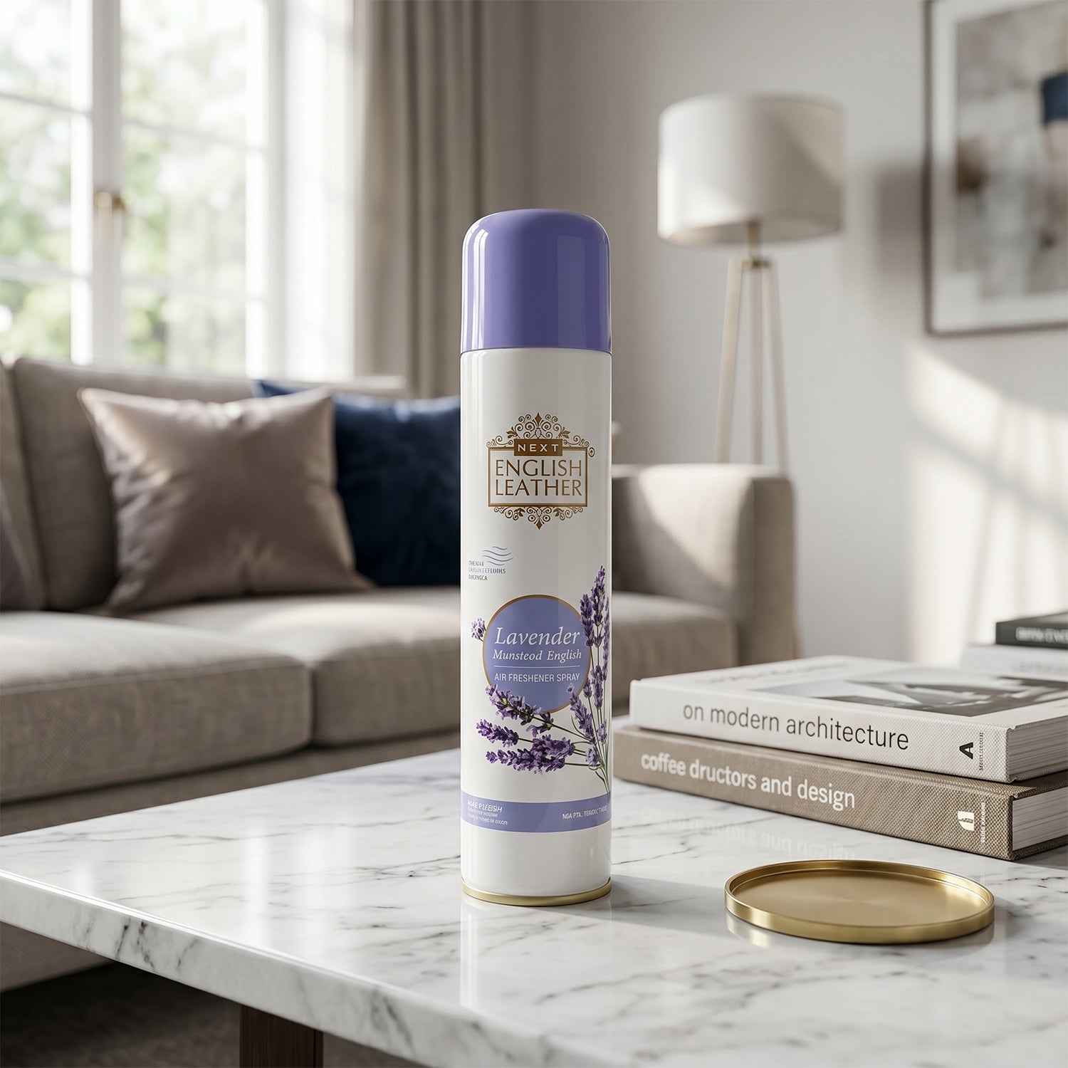 Next English Leather Lavender Air Freshener Spray For Home Office Room (220ml)