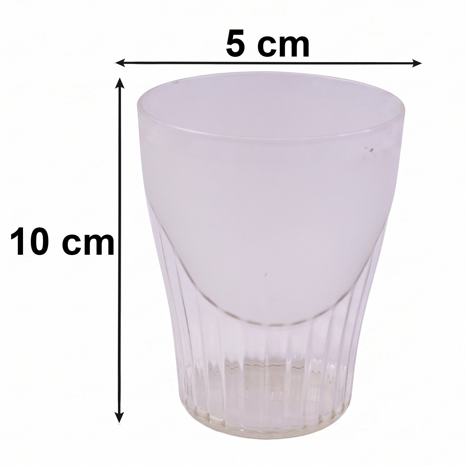 Classic Plastic Juice Glass Set Unbreakable Water Tumbler For Home (6 Pc Set)
