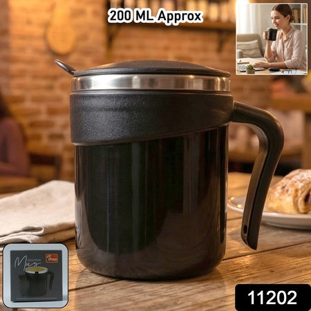 Prexo Modern Insulated Dolphin Mug With Lid (1 Pc 200 Ml Approx)