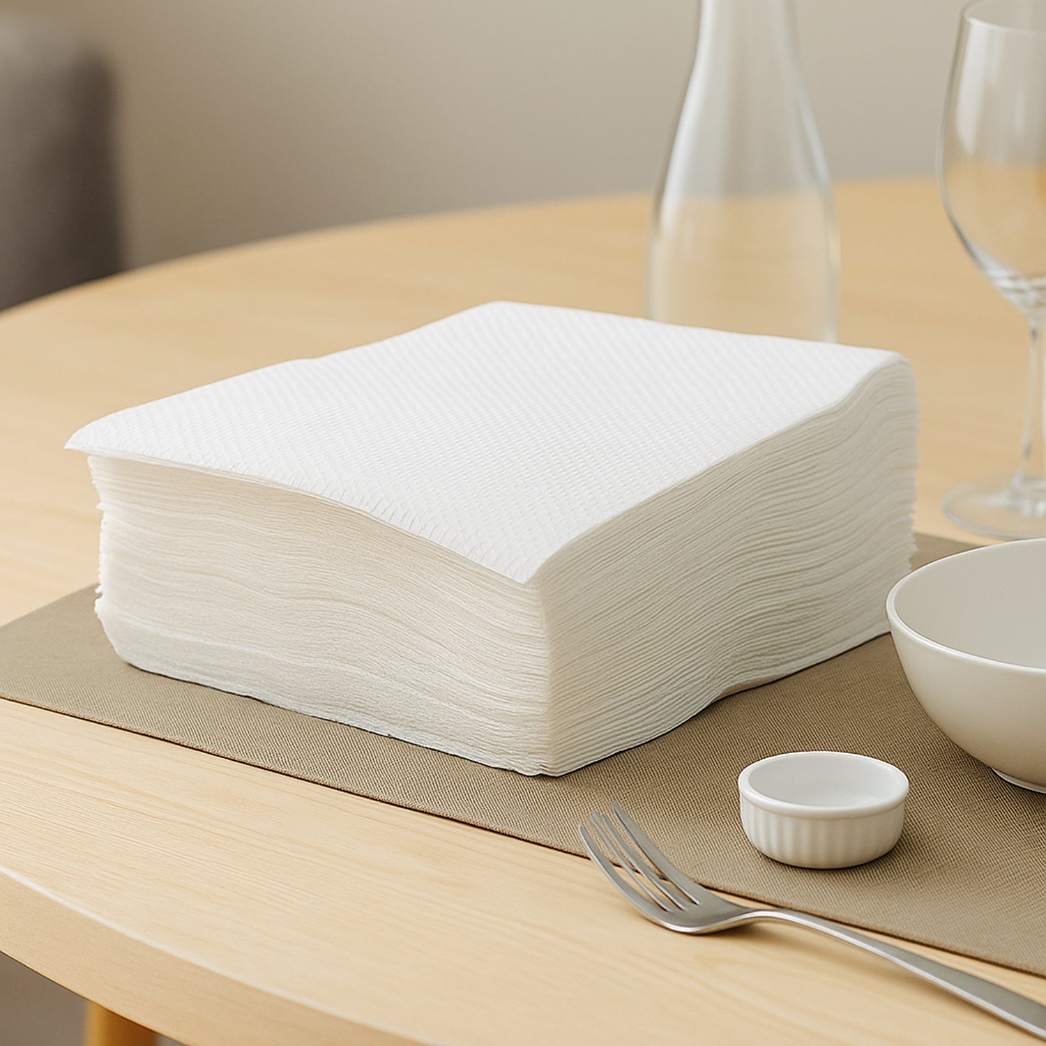 Freshee Premium Dinner Napkins  50 Pc Pack (40  40 Cm)
