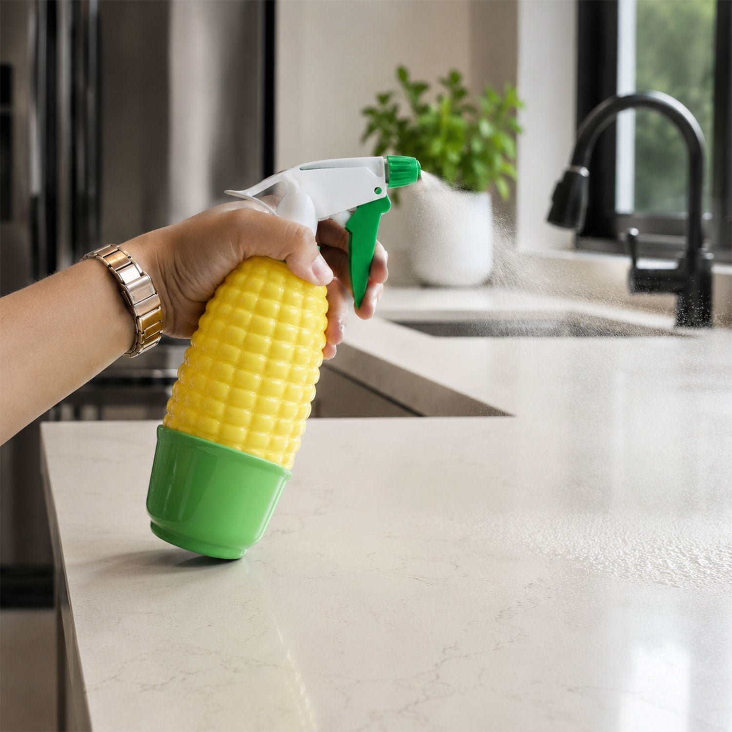 Corn Shape Trigger Spray Bottle Water Sprayer For Plants And Cleaning (1 Pc)