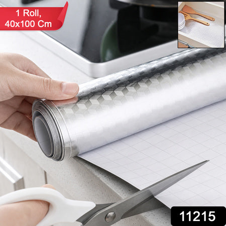 Aluminium Foil Paper Roll Kitchen Wrapping Food Storage Cooking Baking (1 Pc)