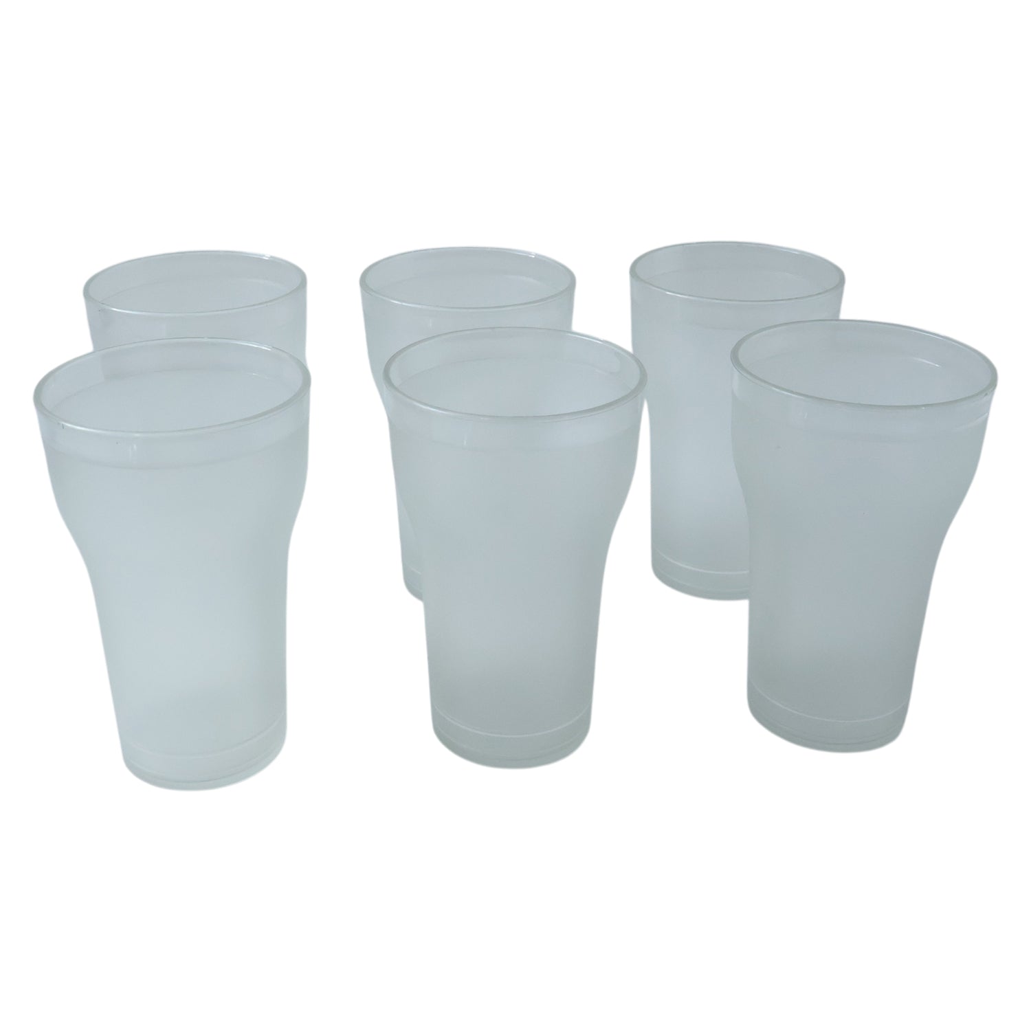 Prexo Unbreakable Plastic Drinking Water Glass (6 Pc Set 300 Ml Approx)