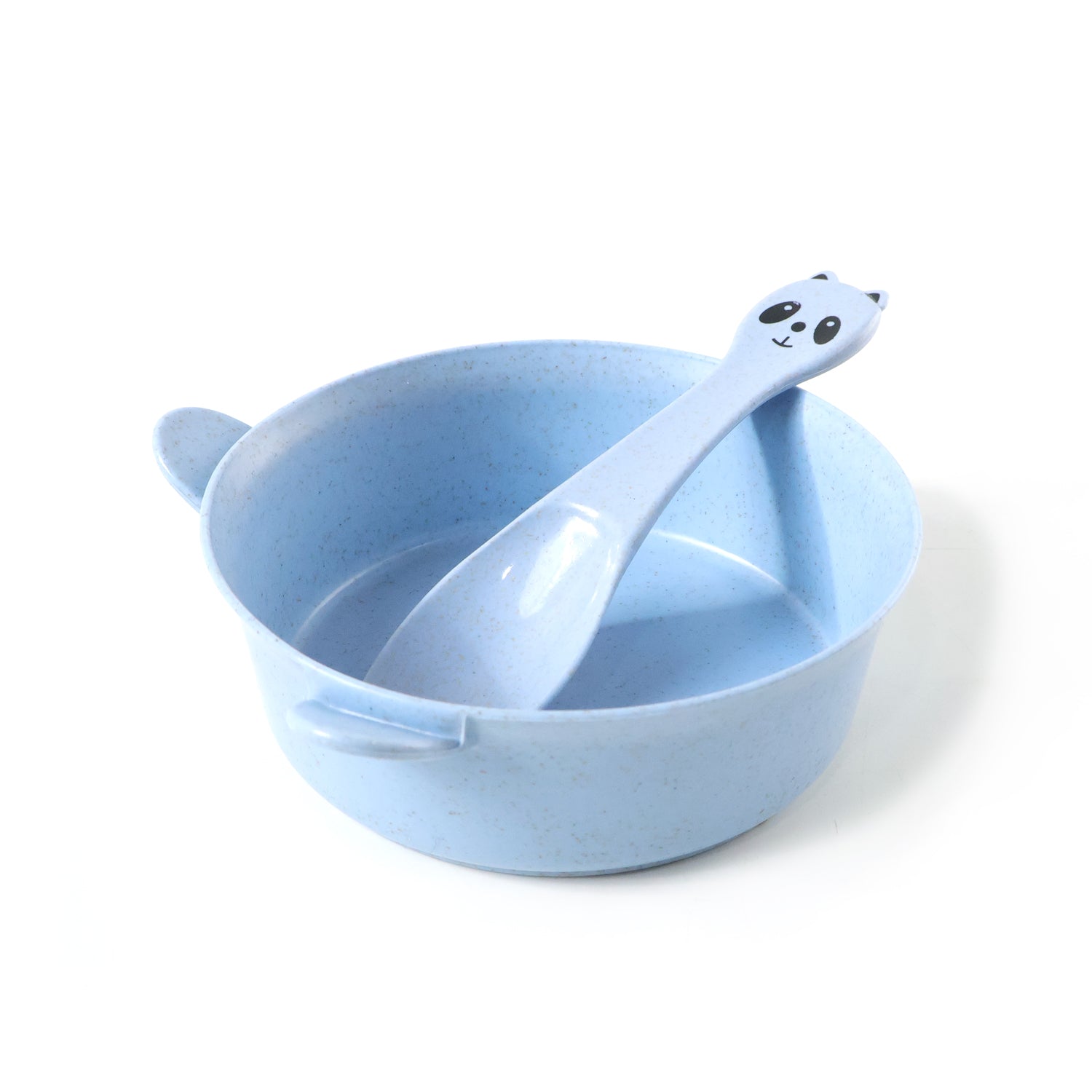 Wheat Straw Kids Soup Bowl With Matching Spoon (240ml 1 Set )
