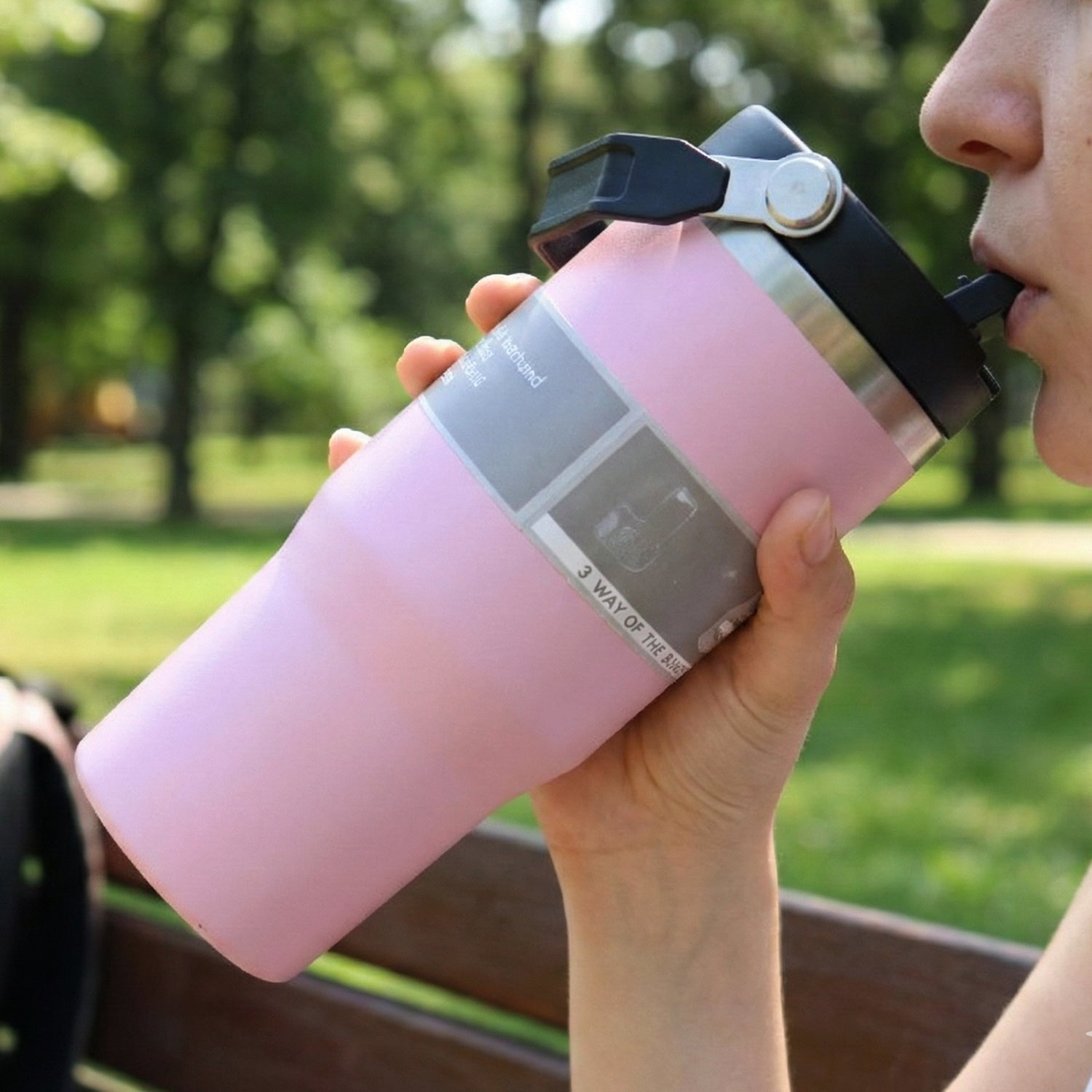 Premium Stainless Steel Insulated Travel Tumbler 900 Ml (1 Pc)