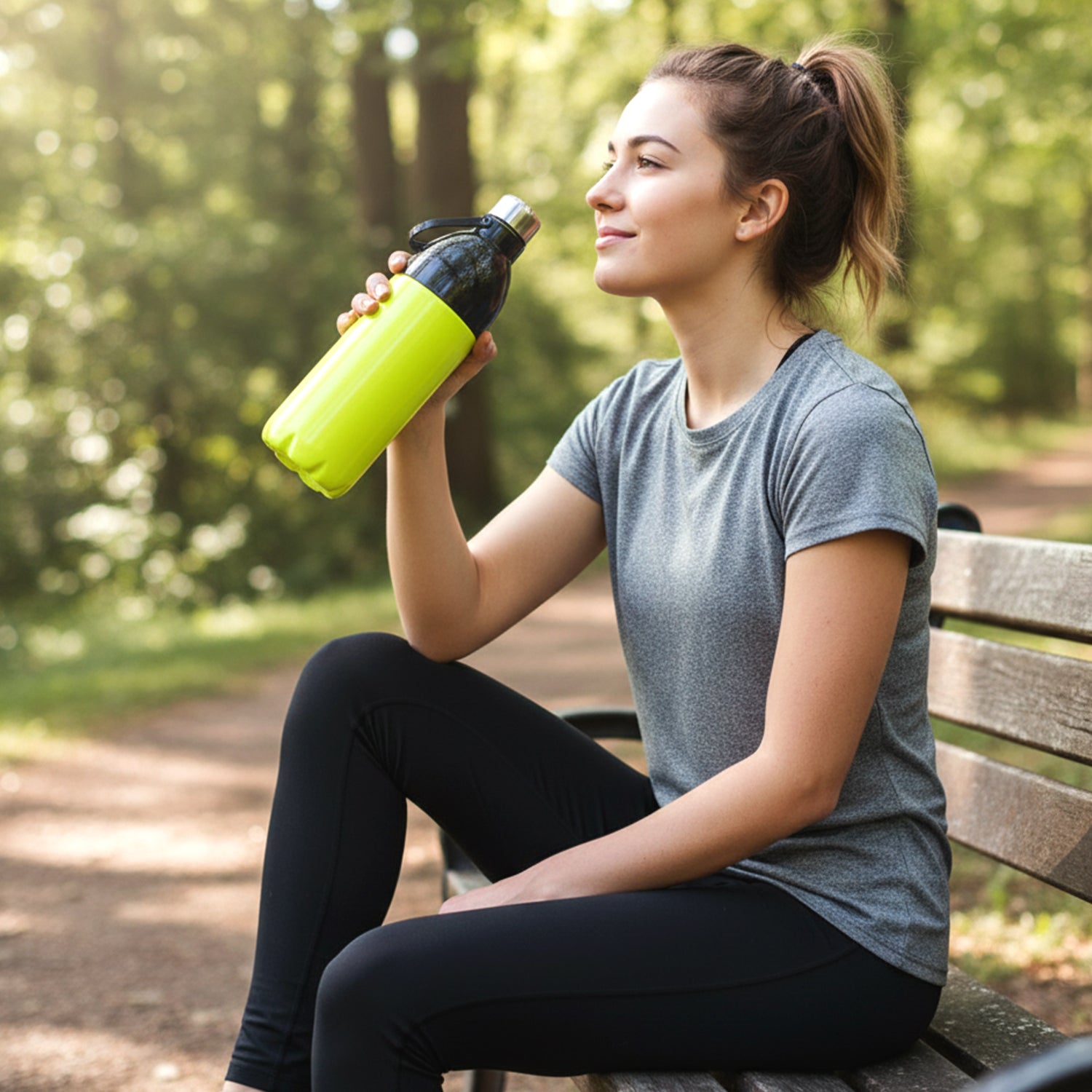 Extra Large Leakproof Water Bottle (1 Pc 1700ml Approx)