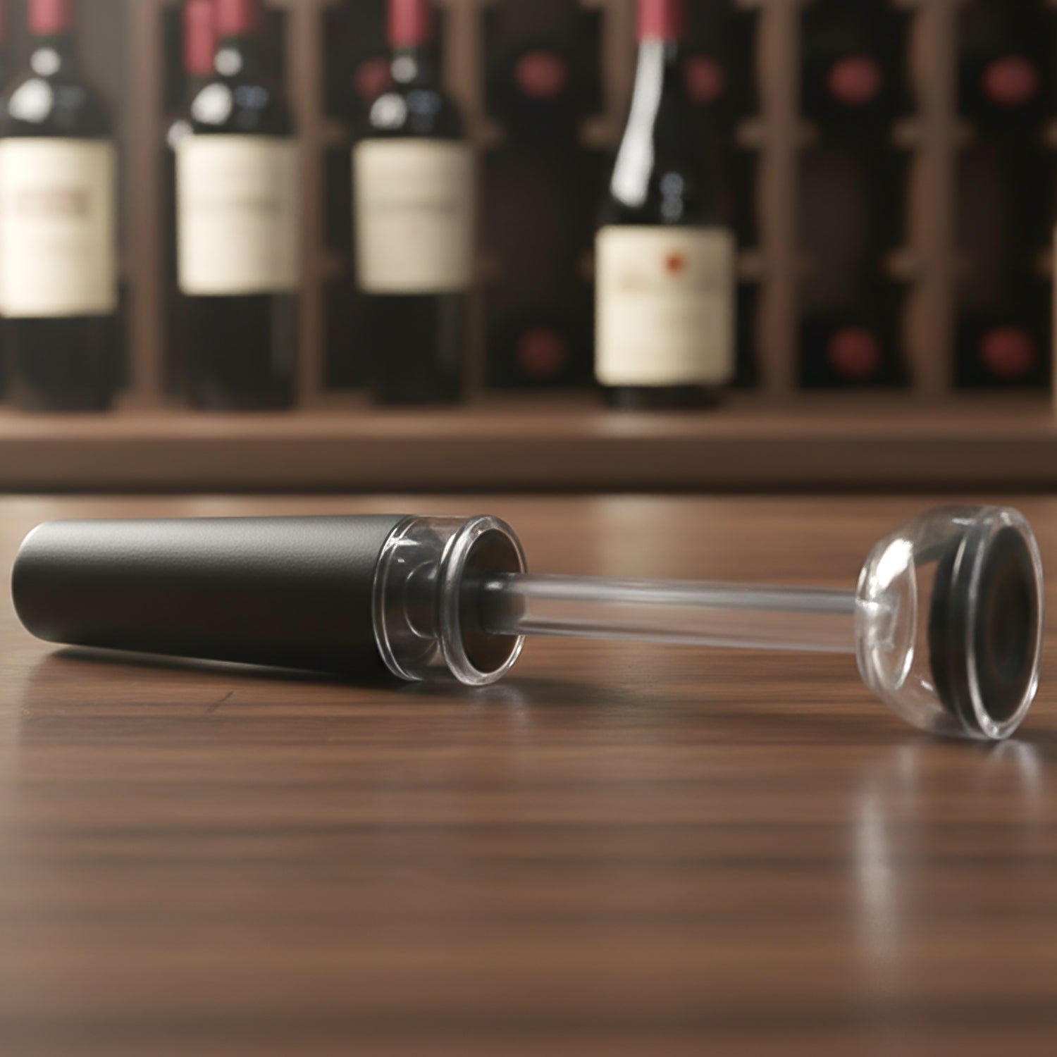 Premium Wine Poorer And Vacuum Bottle Stopper Set (2 Pc)