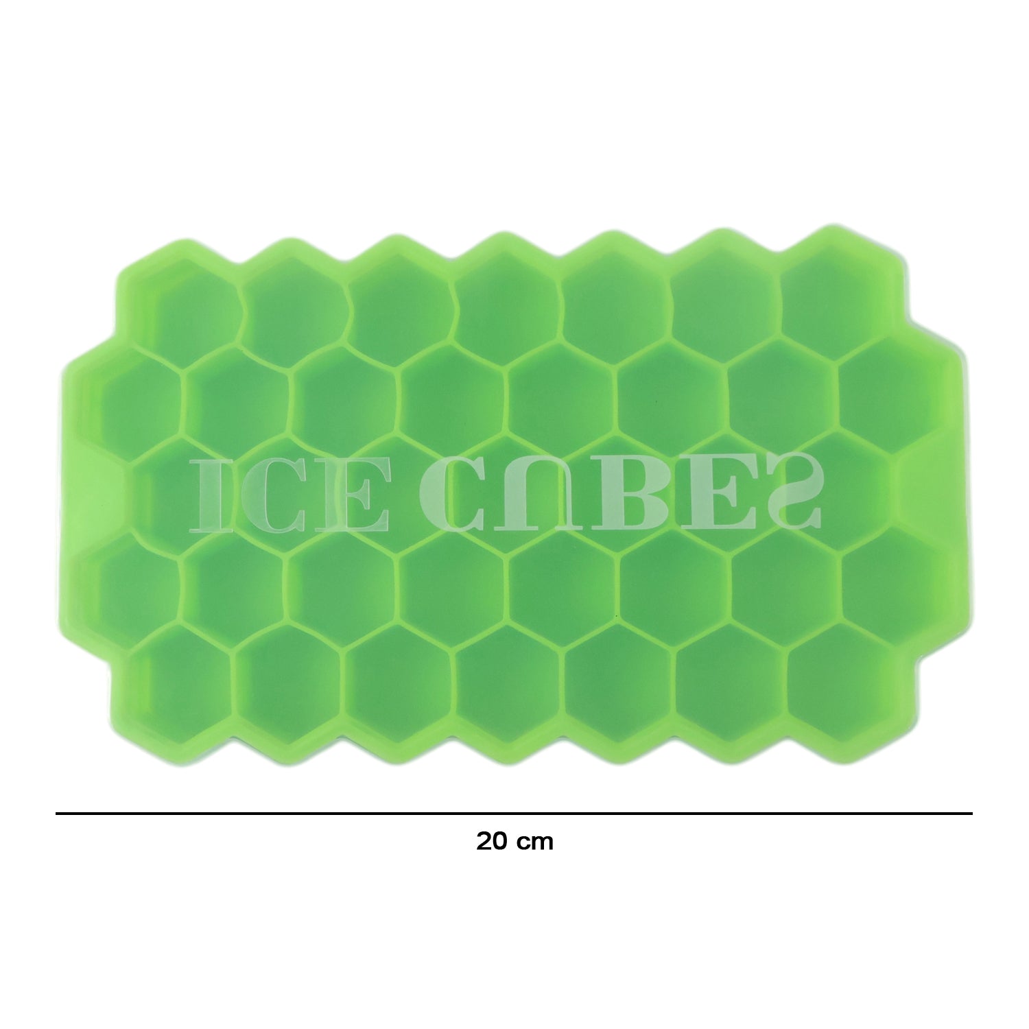 Premium Honeycomb Silicone Ice Cube Tray With Lid (1 Pc)