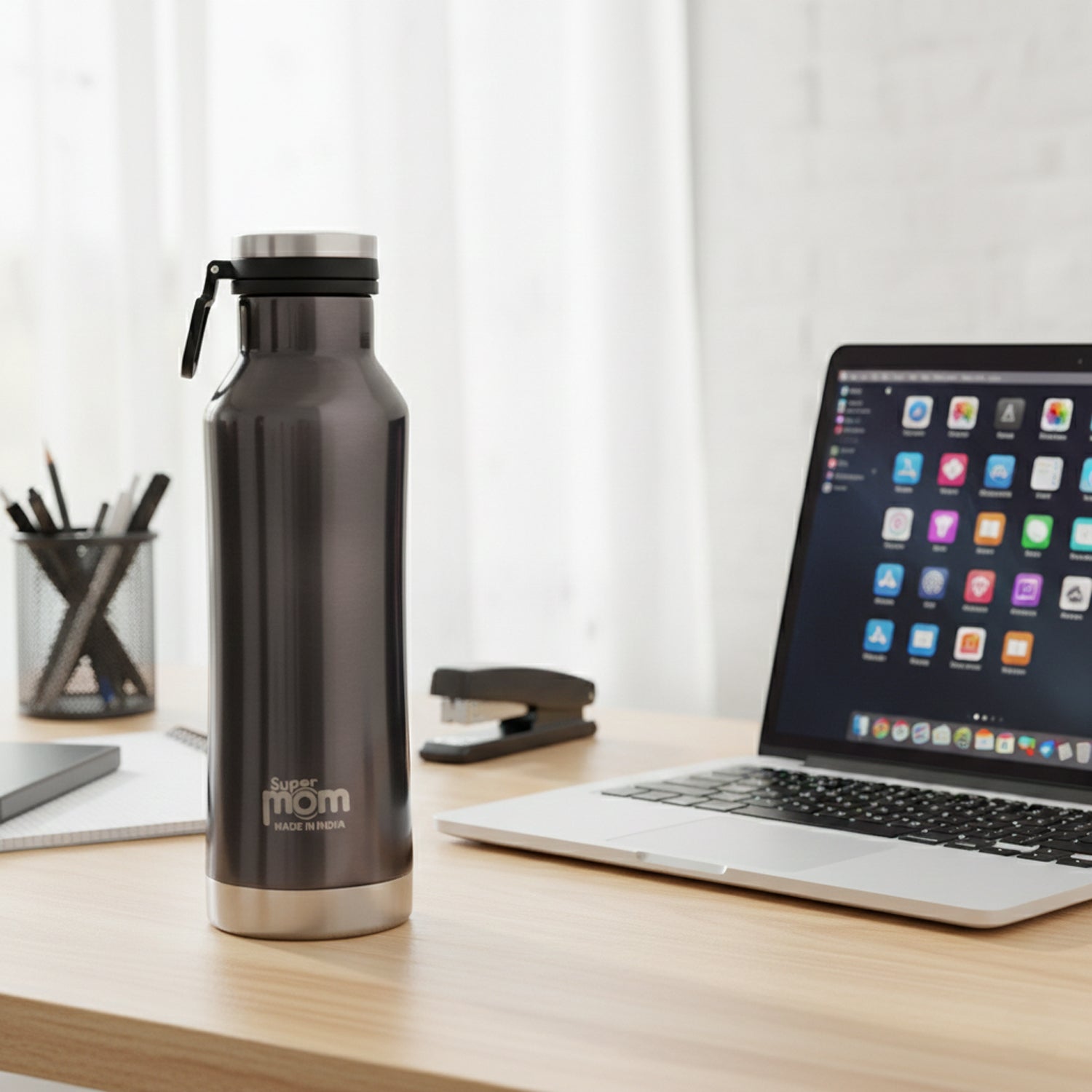 Supermom 500 Ml Stainless Steel Insulated Hydro Water Bottle Vacuum Flask
